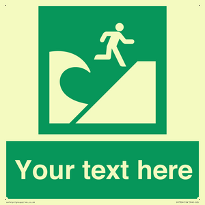 Custom Safe Condition Tsunami evacuation area